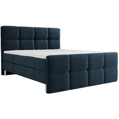 Esposa POSTELJA Z VZMETNICO 180 cm x 200 cm , tekstil modra, temno modra Cene