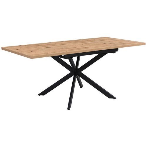 XXXL Jedilna Miza Elio, Barva Hrasta, 90-180x90 Slike