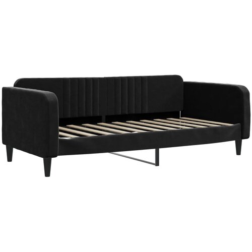  Dnevni krevet crni 90 x 190 cm bar&amp;scaron;unasti Slike