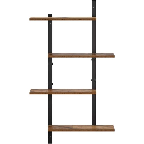  Zidna polica Staro drvo 61 x 13 5 x 105 5 cm Prerađeno drvo - Staro drvo 61 x 13 5 x 105 5 cm Slike
