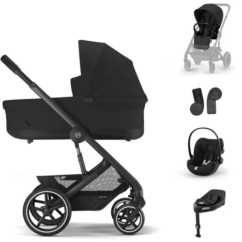 Cybex kolica 4u1 Balios bundle M set moon black 522002533, 522002619, 523001143, 523001171, 520003353