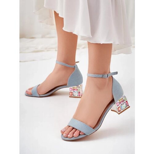 Resti Women's sandals with decorative heels Ballou Cene