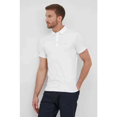 Michael Kors Pamučna polo majica boja: bijela, jednobojni model