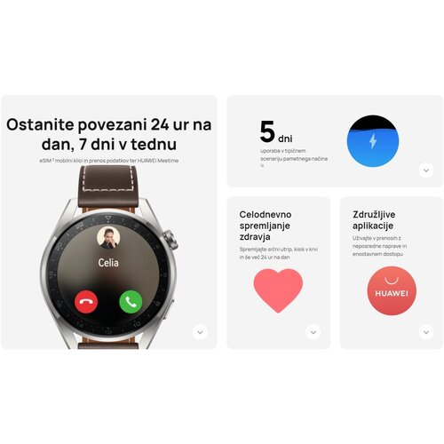 Huawei smart watch 3 pro titanium gray pametni sat Slike