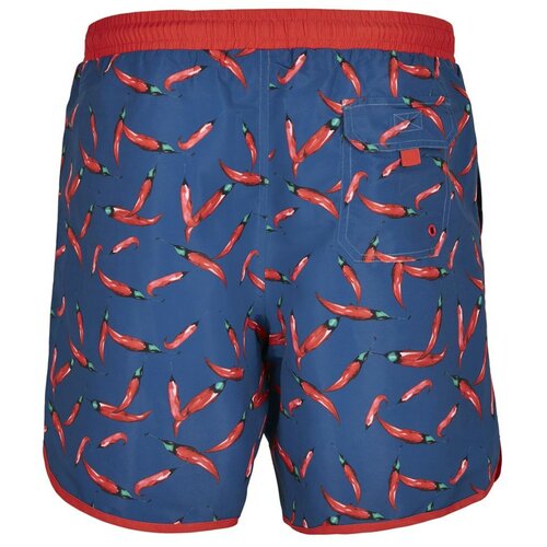 Urban Classics pattern retro swim shorts pepperoni aop Slike