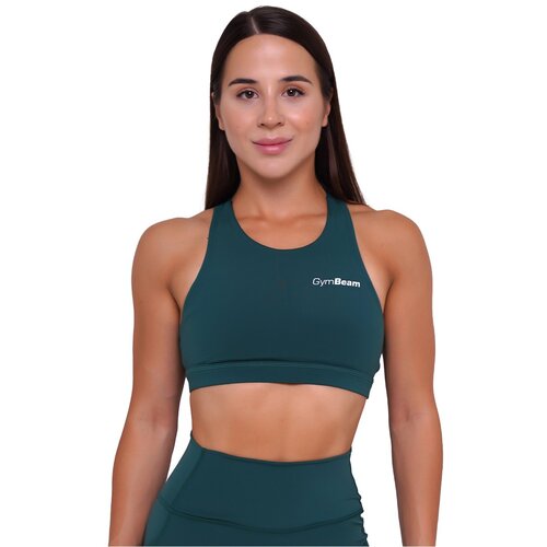 GymBeam Sportski grudnjak Ignite Dark Green Slike