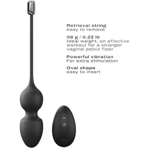 Dorcel Love Balls - Magnetne žogice za polnjenje (črne) Cene