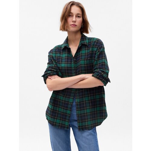 GAP Flannel Plaid Shirt - Women Cene