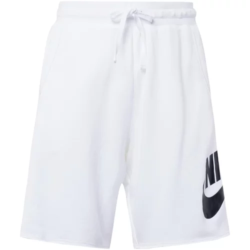 Nike Sportswear Hlače 'Club Alumini' crna / prljavo bijela