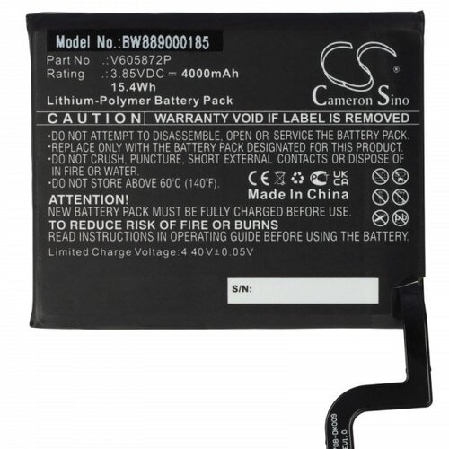 VHBW Baterija za Blackview BV9700, 4000 mAh Slike