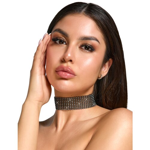 Cottelli Sparkle Glamorous Choker 2450488 Black Cene