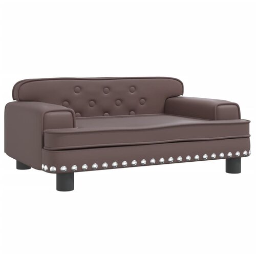 Maison Chic Otroški kavč - Otroški divan - Otroški sedež rjav 70x45x30 cm umetno usnje, (21729585) Cene