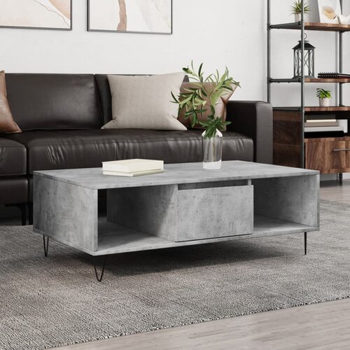 vidaXL Stolić za kavu siva boja betona 104x60x35 cm konstruirano drvo Cijene