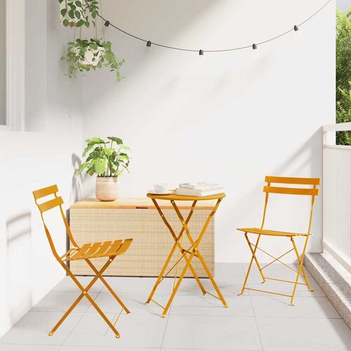  Sklopiva stolica za vrt 2 pcs Goru&scaron;ica 42 x 46 x 82cm Metal Cijene