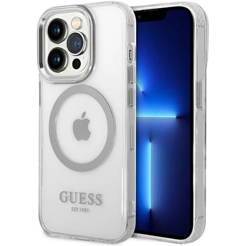 Guess TRDI OVITEK ZA IPHONE 14 PRO MAX 6,7 INČ Z MAGSAFE SREBRNO, (21833625) Cene