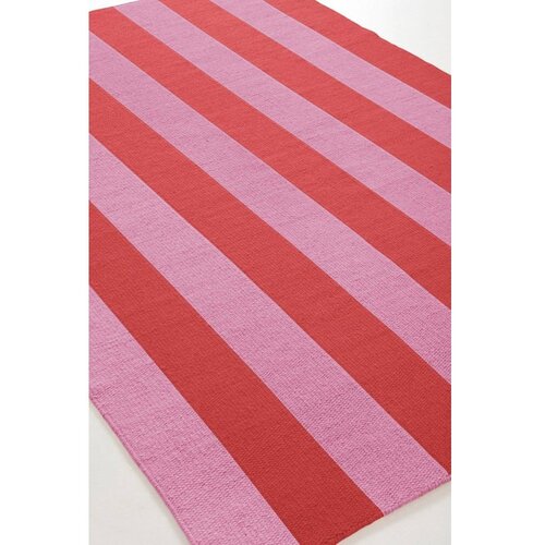 Jotex Rdeča/rožnata ročno tkana preproga iz me&amp;scaron;anice volne 160x230 cm Sissel &amp;ndash; Slike