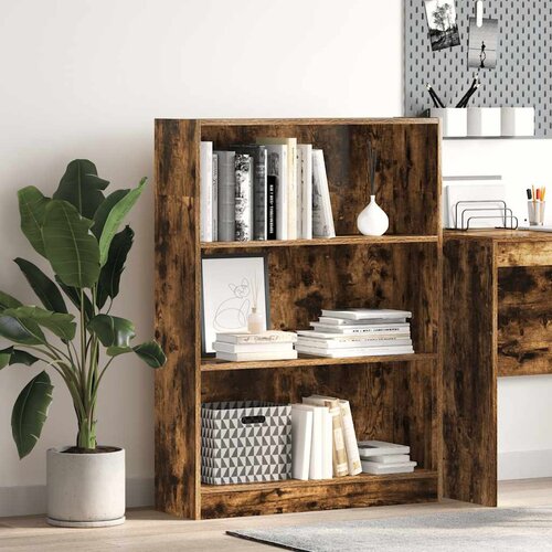  Regal za knjige boja hrasta 80x24x109 cm konstruirano drvo Cijene