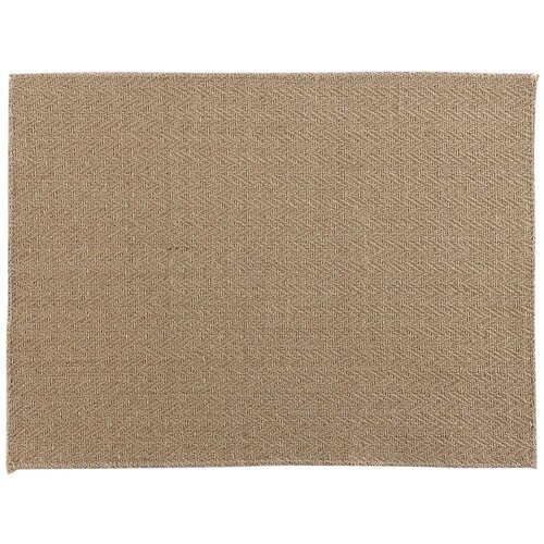 Douceur d int&amp;eacute;rieur 2 sets de table 33 x 45 cm jute uni modalie X2 kaki Slike