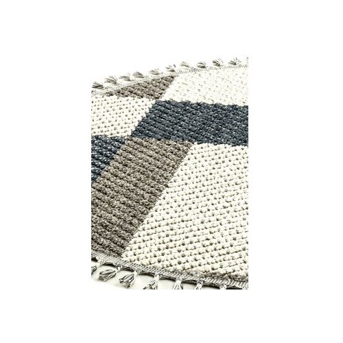 Conceptum Hypnose Tepih Bukle 1403, O100 cm, Teget-sivi Cene
