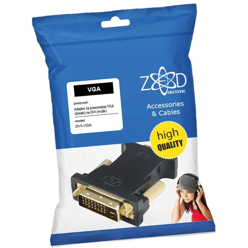 Zed_Electronic Adapter DVI – VGA – DVI-VGA