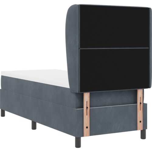 VidaXL Box Spring Krevet s Madracem Tamno Sivi 80x200 cm Bar&amp;scaron;un Slike