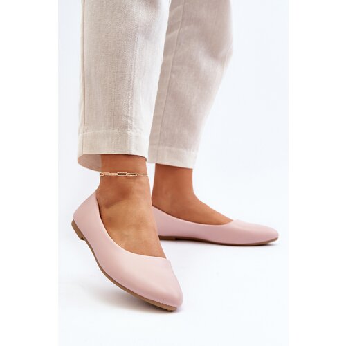PE1 Eco Leather Women's Ballerina Flats Pink Tindomiel Cijene