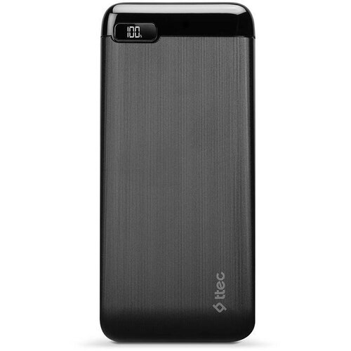Ttec Prijenosni punjač PowerSlim LCD 20.000 mAh Powerbank With USB-C Input/Output, Black Slike