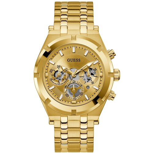 Guess Ročna ura Continental GW0260G4 GOLD/GOLD Slike