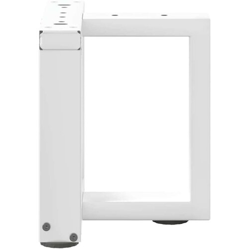  Noge za klub stolić T-oblika 2 kom Bijele 30x25x(30-31) cm Čelik - Bijela 30 x 25 x (30-31) cm 1 Slike