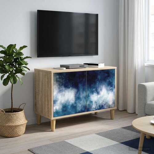  TV ormar RHENEN 69 x 33 x 50 cm Sonoma Konstruirano drvo Slike