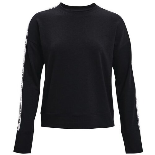 Under Armour Rival Terry Taped Crew Crna Slike
