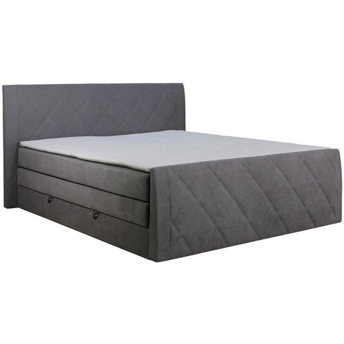 XORA POSTELJA BOXSPRING 160 cm x 200 cm , tekstil rjava Cene