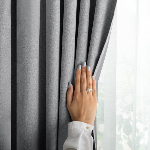 Restilo Siva zatemnitvena zavesa 140x250 cm Corita &amp;ndash; Slike