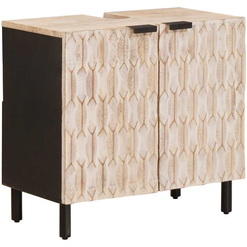  Kupaonski ormarić za sudoper s policom Bijelo 62 x 33 x 58 cm Cene