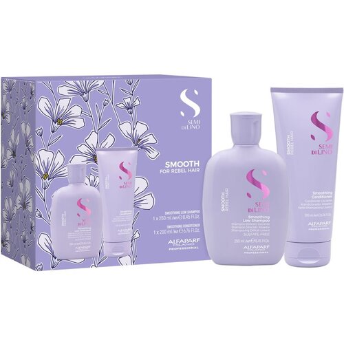 ALFAPARF MILANO Semi di Lino Smooth Kit set za neobvladljive lase Slike