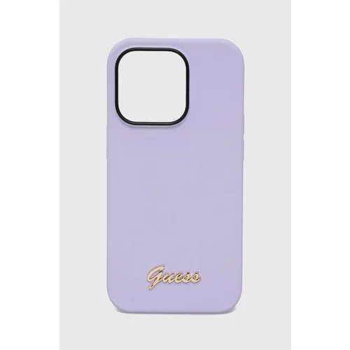 Guess Etui za telefon Iphone 14 Pro 6,1" vijolična barva