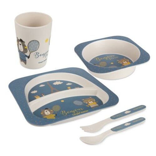  Canpol babies set za hranjenje 5 delova 9/227 bonjour paris navy blue Cene