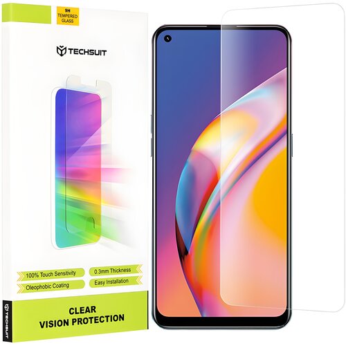 Techsuit za&scaron;titno staklo 9H za Oppo A94/A74 5G/A95 5G/Reno5 Lite/Reno5 Z 5G - Prozirna Cijene