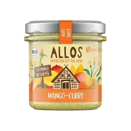 BIO namaz za kruh Mango-Curry - 140 g Cene