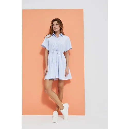 Moodo Shirt dress with a tie