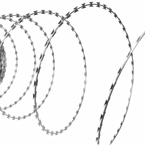 vidaXL NATO Bodeča žica galvanizirano jeklo stil harmonika Navitje 60 m