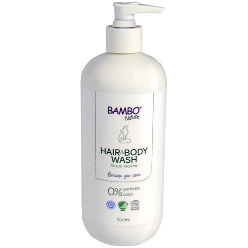 Bambo Nature &amp;scaron;ampon za kosu i telo bez suza 500 ml Slike