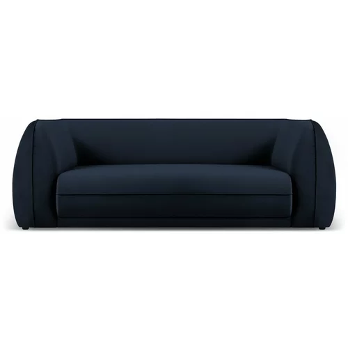 Micadoni Home Tamno plava baršunasti sofa 225 cm Lando –