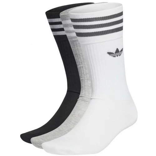 Adidas Nogavice Solid crew sock Bela