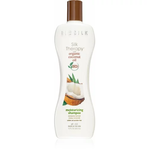Farouk Systems biosilk silk therapy coconut oil vlažilni šampon s kokosovim oljem 355 ml za ženske