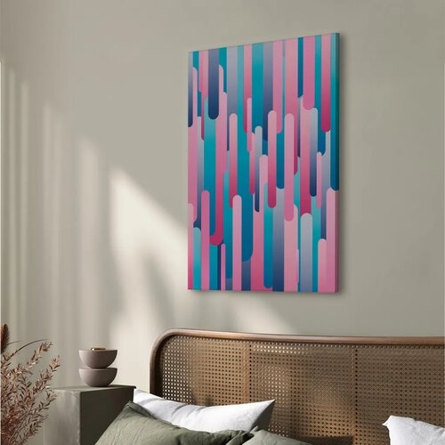  Slika - Colourful Pistons (1 Part) Vertical 20x30 Na talijanskom platnu Slike