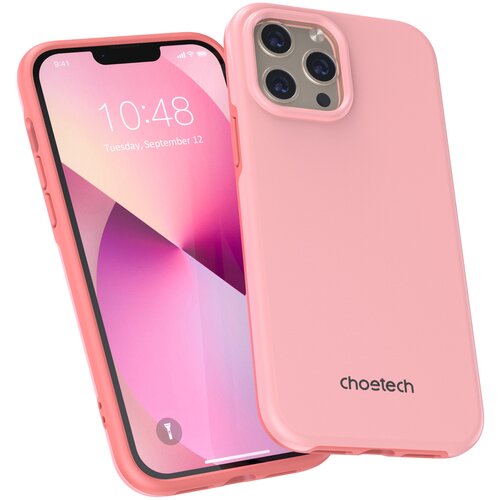 Choetech Ovitek za iPhone 13 Pro MFM Anti-drop case roza, (21522532) Slike