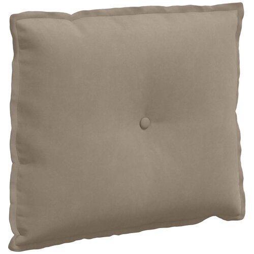 vidaXL Poglavni vzglavnik Taupe 60 x 50 cm Mikrofiber tkanina, (5000278194) Cene