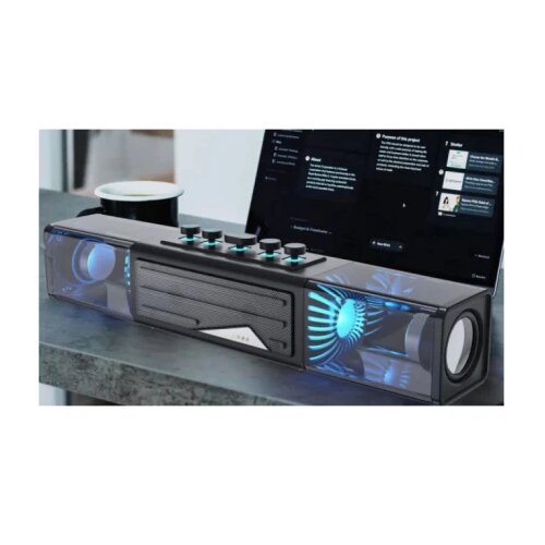 Microlab MS213B Bluetooth speaker soundbar 2x10W, Baterija 3.7V/4000mA USB, SD, AUX, LED/black Cene