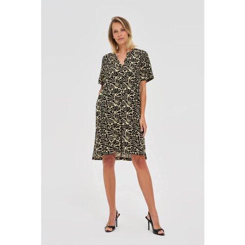 Marisse Loose-Fitting Black Dress Slike